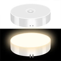 PIR Motion Sensor LED Night Light USB Rechargeable Night Lamp for Kitchen Cabinet Wardrobe Lamp Staircase Wireless Closet Light