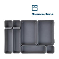 8Pcs/Set Drawer Draw Organisers Insert Storage Solution Tidy Socks Divider Box
