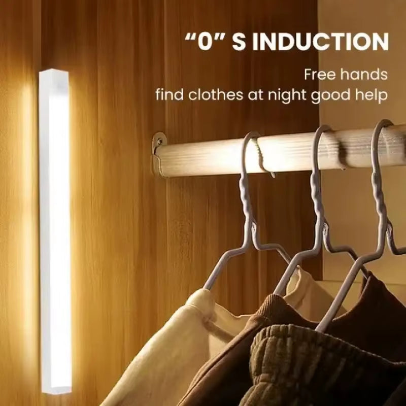 Wireless Rechargeable LED Night Lights Motion Sensor Lights Closet Kitchen Night Lights Bedroom Sensor Light Cabinet Stair Light