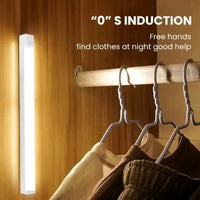 Wireless Rechargeable LED Night Lights Motion Sensor Lights Closet Kitchen Night Lights Bedroom Sensor Light Cabinet Stair Light