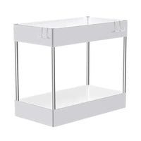 1/2 Pcs under Sink Storage Organizer 2 Tier Drawer Multipurpose Rack Cabinet under Sink Storage Rack Bathroom Kitchen Organizer