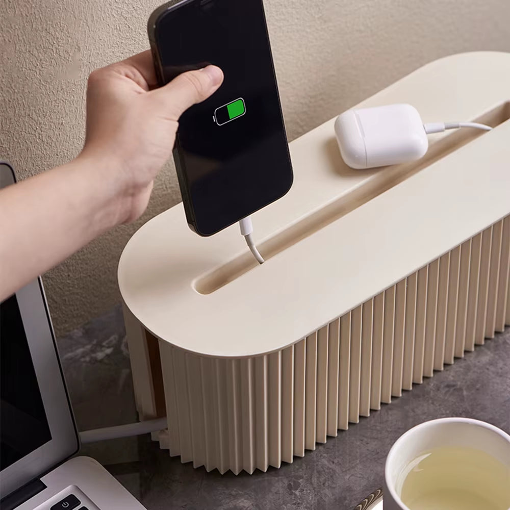 Household Socket Board Organizer Box, Multi-Functional Cable Management Box, Data Cable, Multi-Purpose Organizer and Finishing