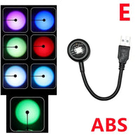 5V USB Sunset Lamp LED Rainbow Neon Night Light Projector Home Decor Mood Light for Bedroom Living Room Wall Gift Photography