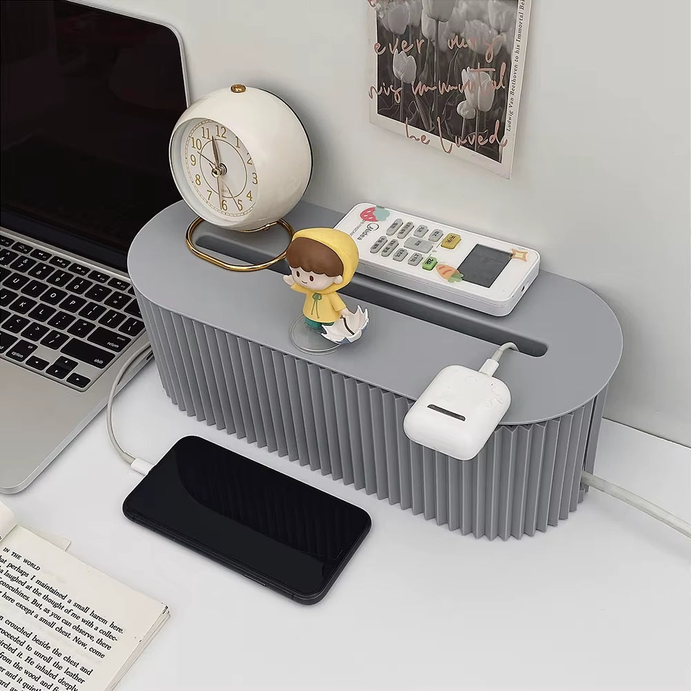 Household Socket Board Organizer Box, Multi-Functional Cable Management Box, Data Cable, Multi-Purpose Organizer and Finishing