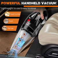 Mini Cordless Vacuum Cleaner Car Handheld Vacuum Power Suction USB Rechargeable