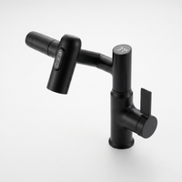 LED Basin Faucet with Digital Temperature Display - 360° Swivel Mixer Tap